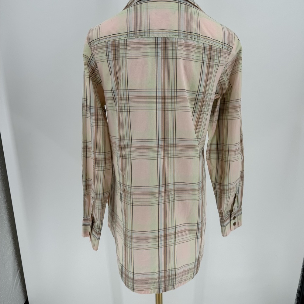 Pendleton Pink Plaid Button Down Collared Shirt - image 3